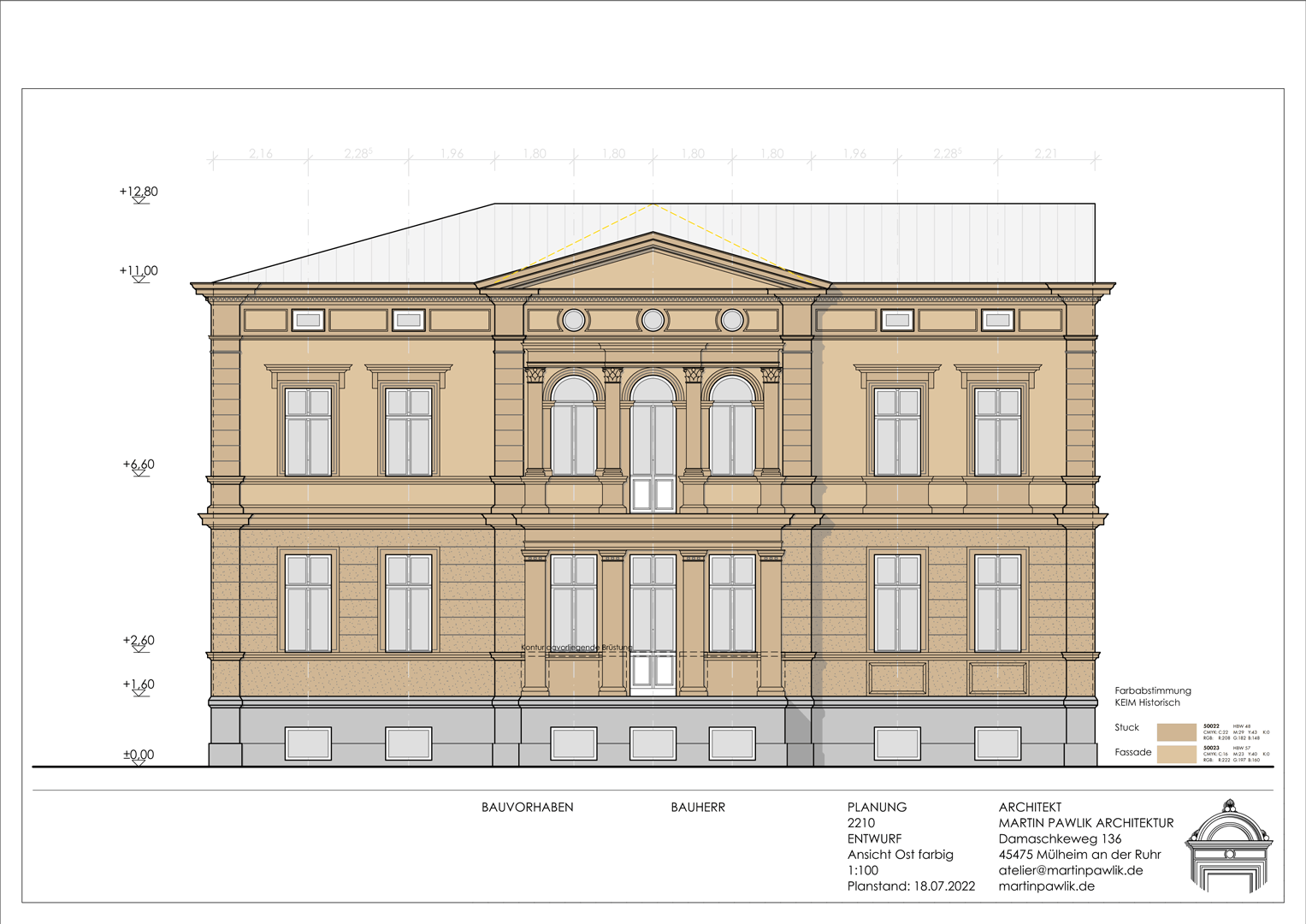 Martin Pawlik Atelier für Architektur historische Fassaden Potsdam