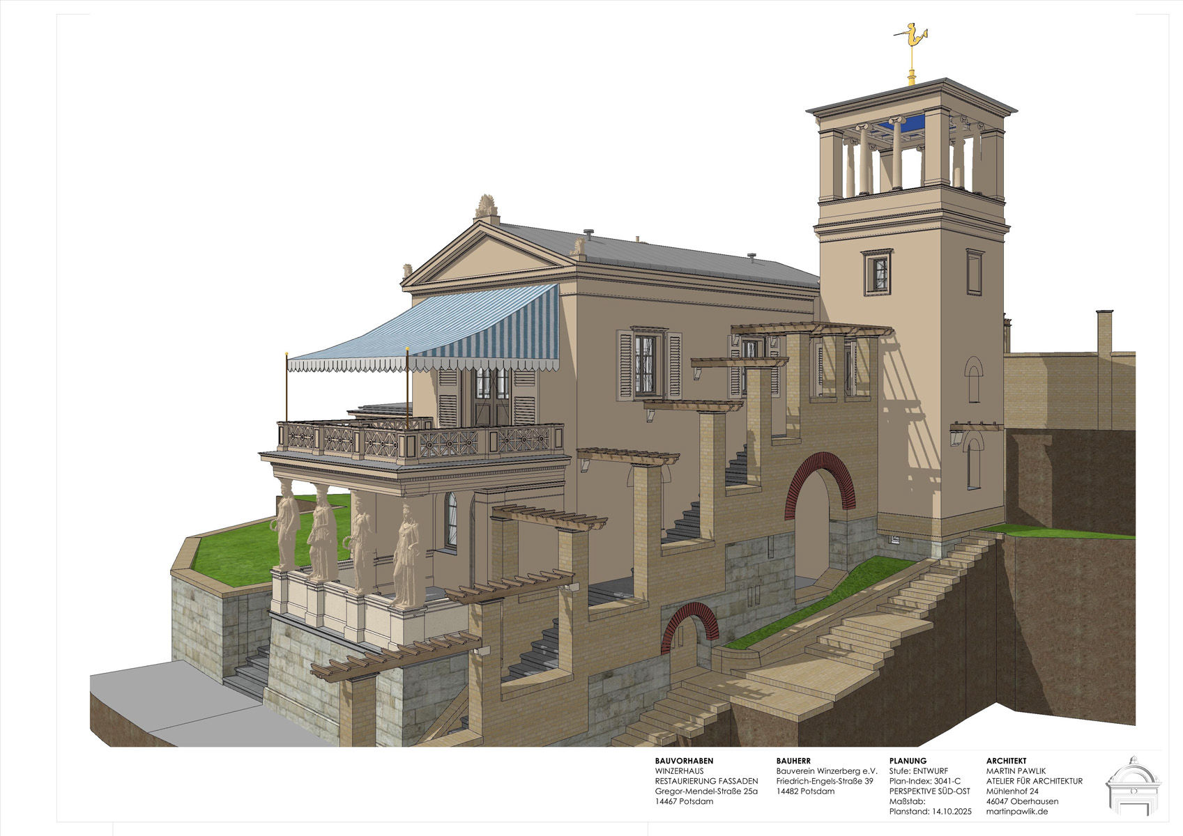 Winzerhaus Potsdam Baudenkmalpflege Atelier Martin Pawlik