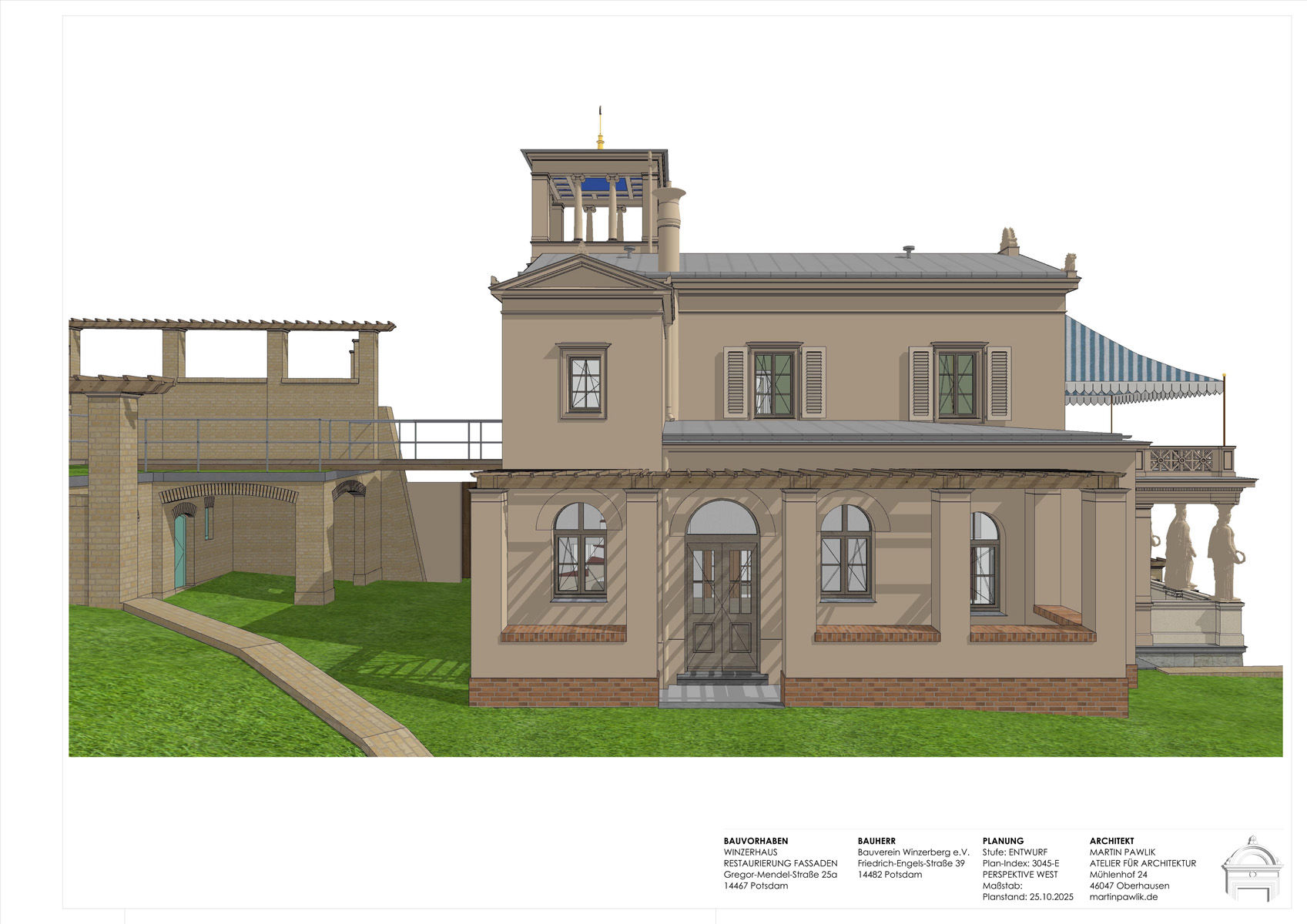 Winzerhaus Potsdam Baudenkmalpflege Atelier Martin Pawlik
