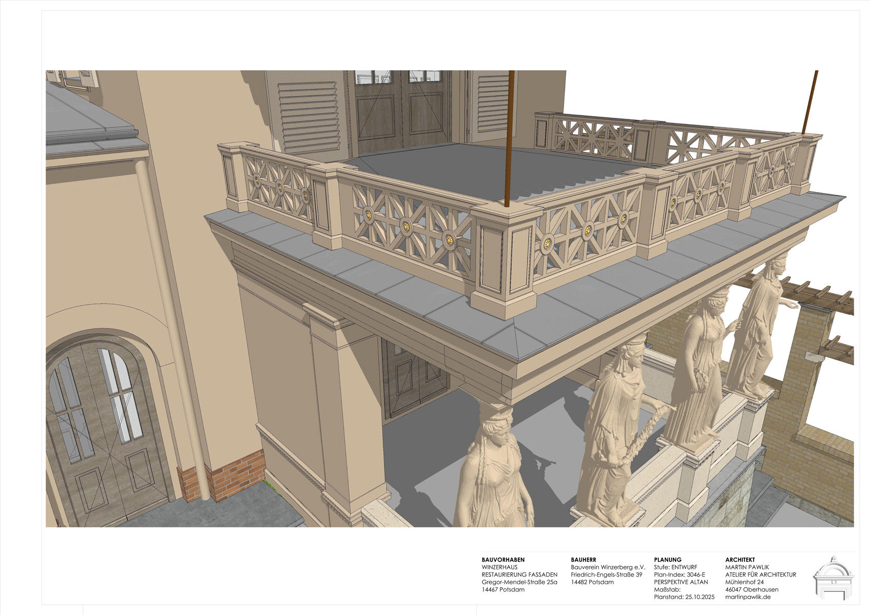 Winzerhaus Potsdam Baudenkmalpflege Atelier Martin Pawlik